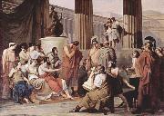 Francesco Hayez Ulysses at the court of Alcinous oil